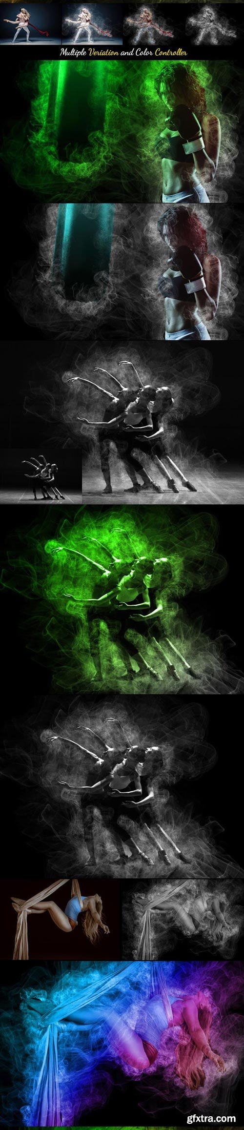 GraphicRiver - Realistic Smoke Photoshop Action - 19540050