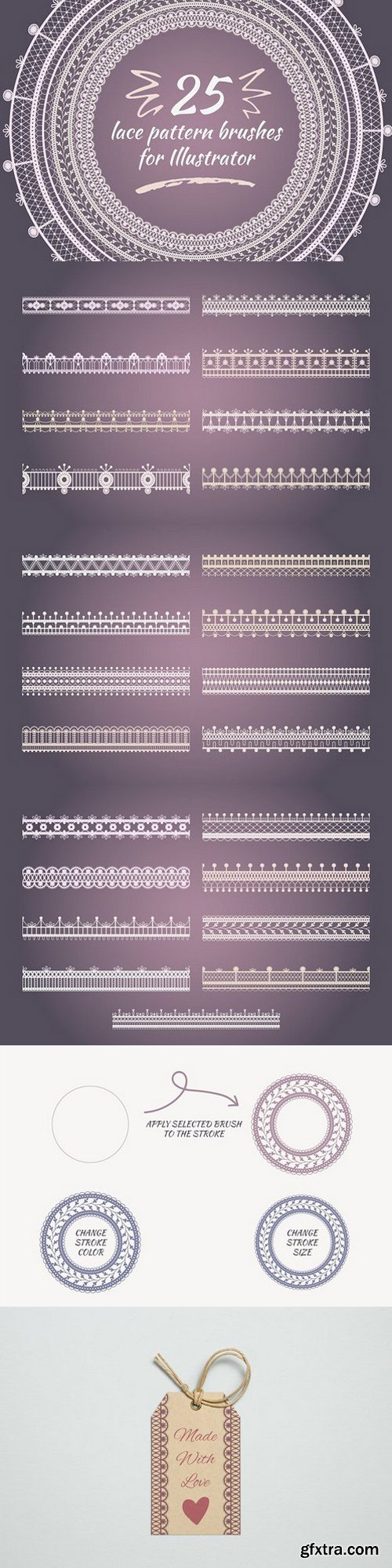 CM - Lace pattern brushes for Illustrator 1279573