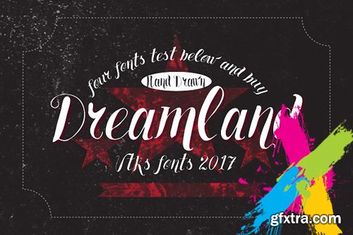 CM - Dreamland Font 1302965