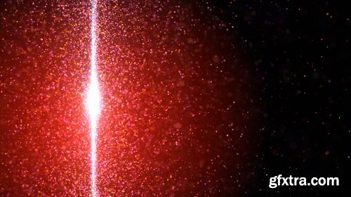 Red particle motion background