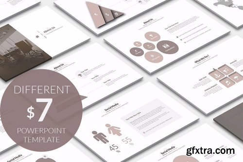 CreativeMarket Different Powerpoint Template 1217801