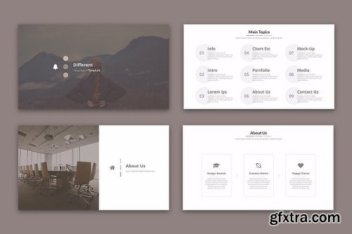 CreativeMarket Different Powerpoint Template 1217801