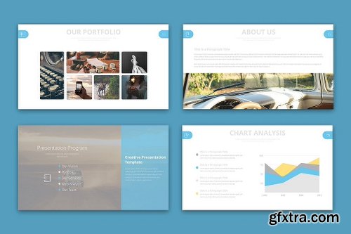 CreativeMarket Abstract Powerpoint Template 1053561