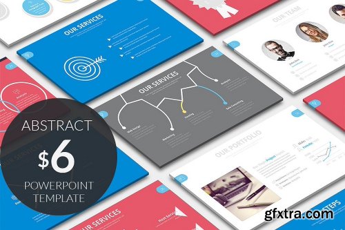 CreativeMarket Abstract Powerpoint Template 1053561