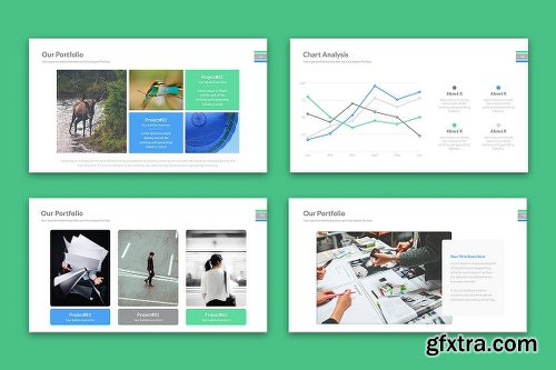 CreativeMarket Way - Creative Powerpoint Template 1030992