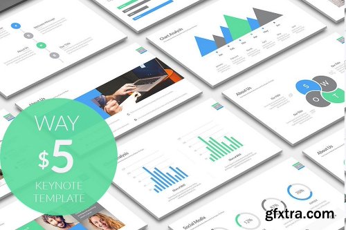 CreativeMarket Way - Creative Powerpoint Template 1030992