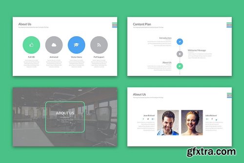 CreativeMarket Way - Creative Powerpoint Template 1030992