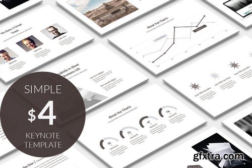 CreativeMarket Simple Design Keynote Template 1217861