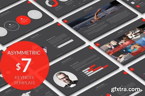 CreativeMarket Asymmetric Keynote Template 1002484