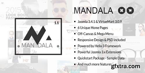 ThemeForest - Mandala v1.0 - Responsive Joomla & VirtueMart Template - 11732116