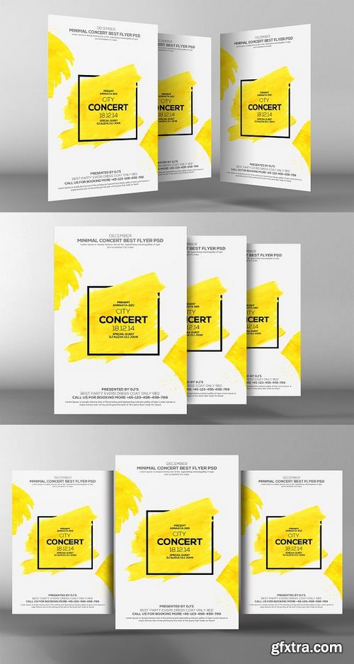 CM - Minimal Colors Flyer Psd 1173826