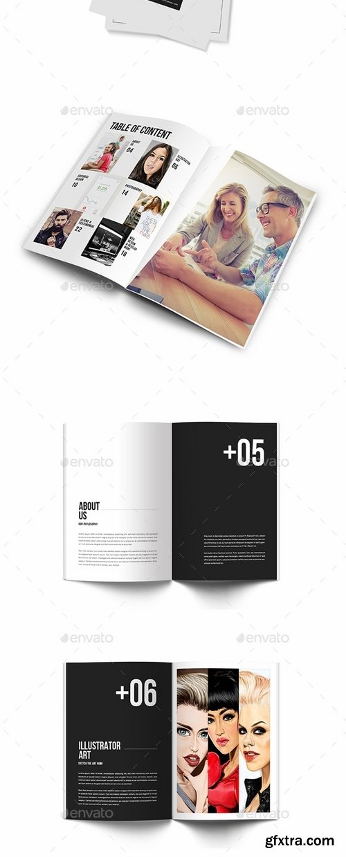 GraphicRiver - Creative Agency - A4 Portfolio Brochure 19529923