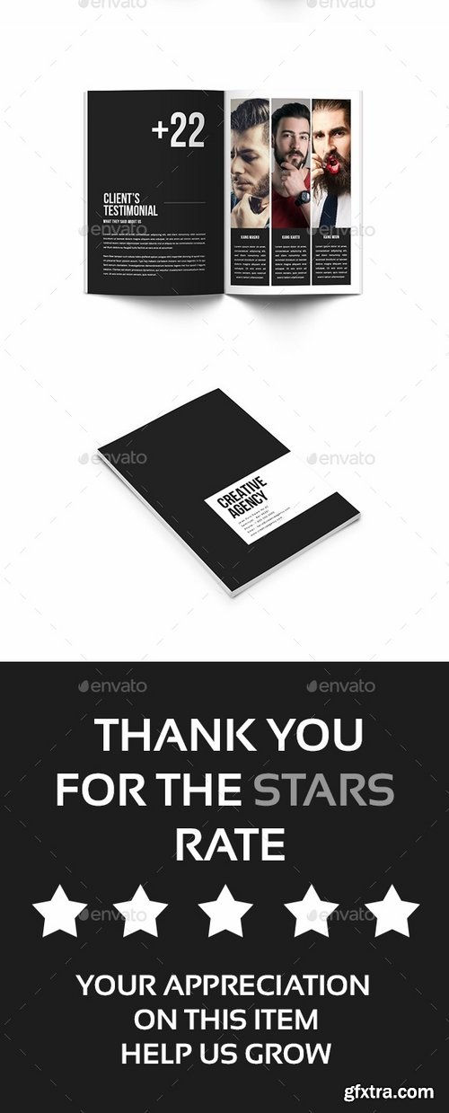 GraphicRiver - Creative Agency - A4 Portfolio Brochure 19529923