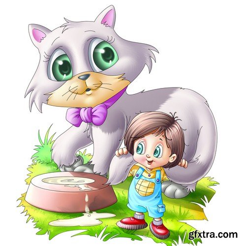 Cartoon illustration - 5 UHQ JPEG