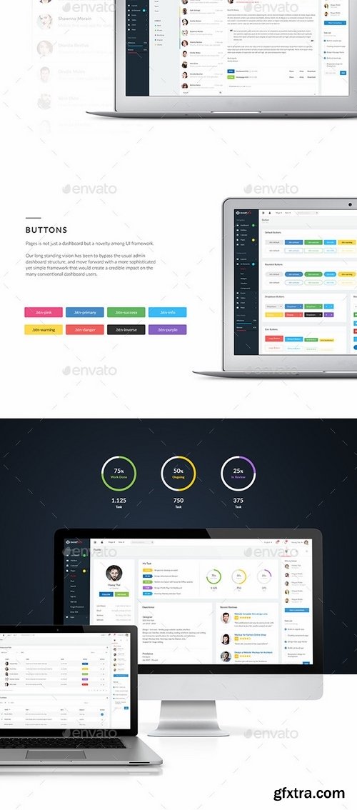 GraphicRiver - SmartBox – Admin Dashboard UI 13836237