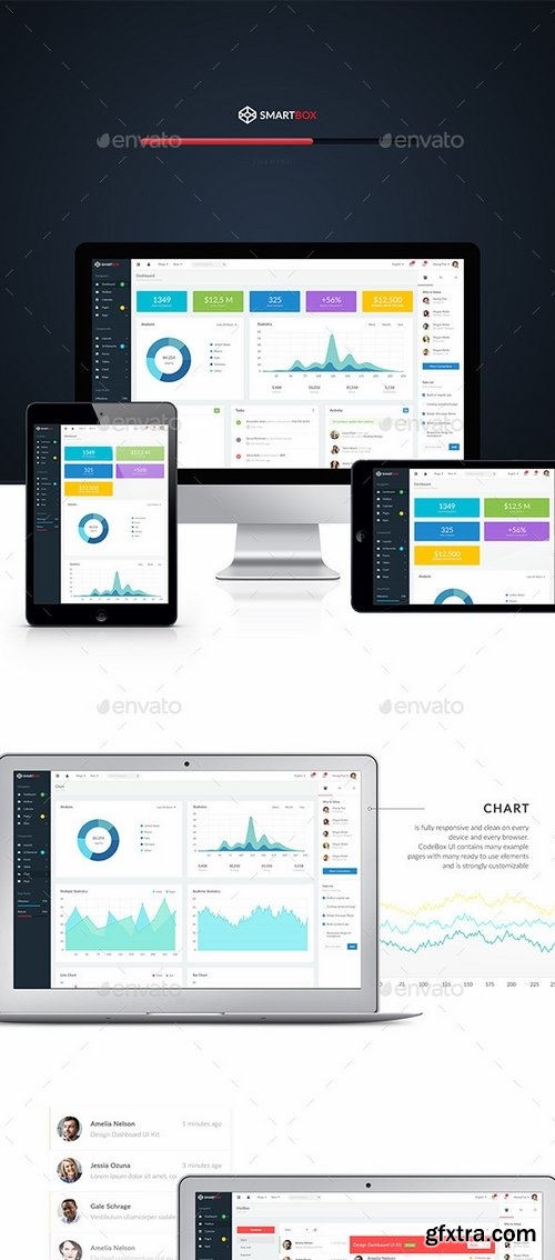 GraphicRiver - SmartBox – Admin Dashboard UI 13836237