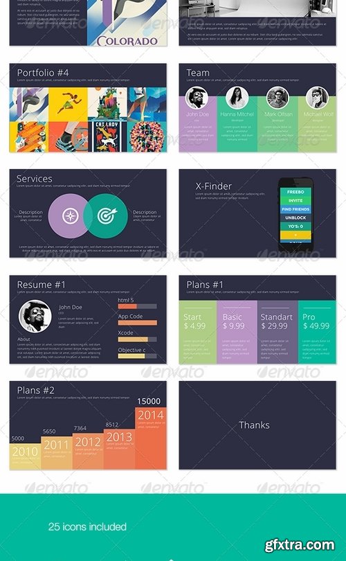 GraphicRiver - Color-X Keynote Template 8365792