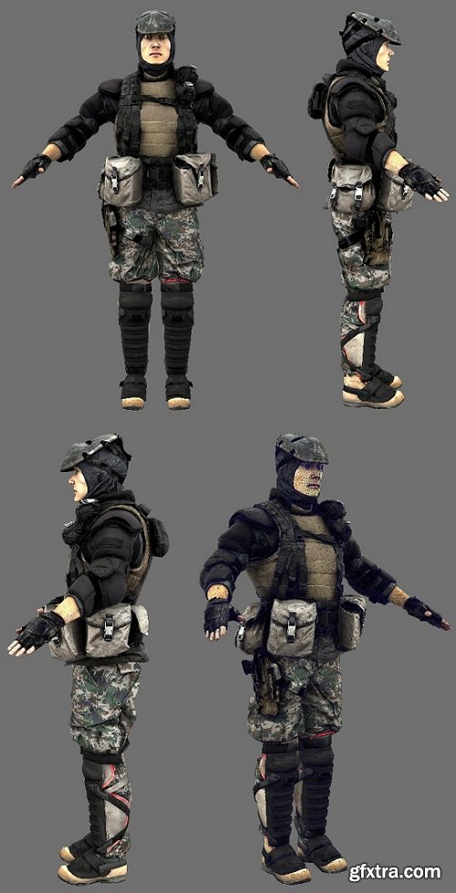 Battlefield 4 3D Model PACK