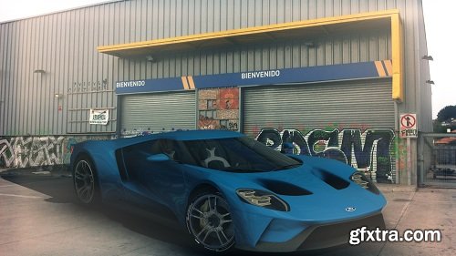 Ford GT 2017 3D Model