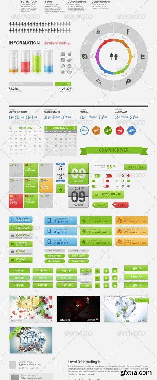 GraphicRiver - Light Theme Big Pack Web Constructor 10 2750619