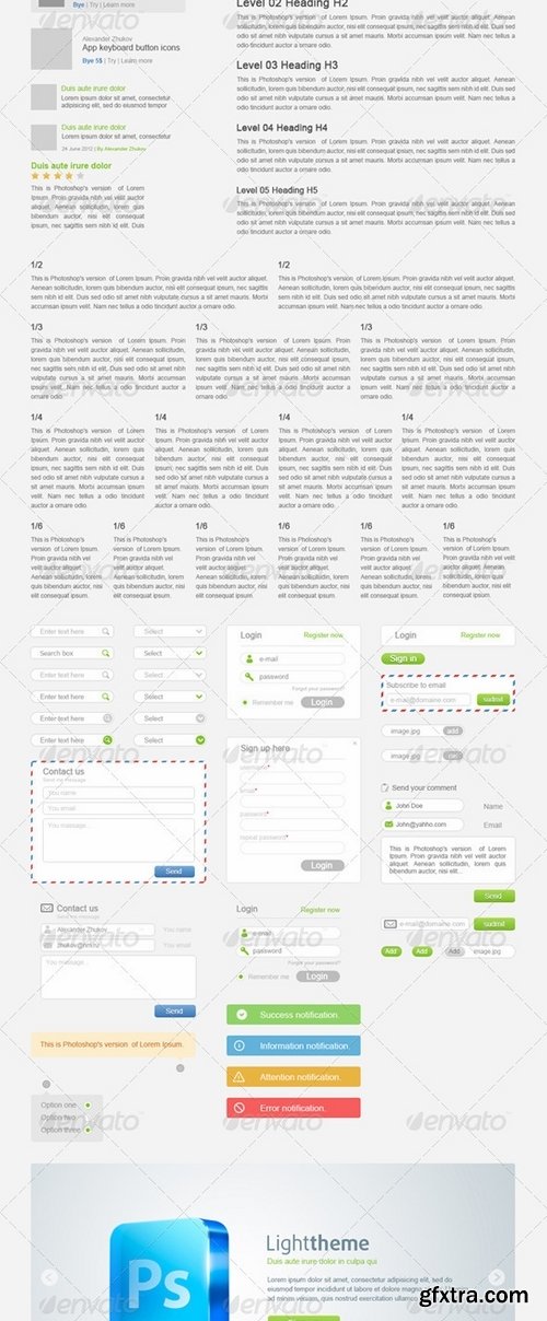 GraphicRiver - Light Theme Big Pack Web Constructor 10 2750619