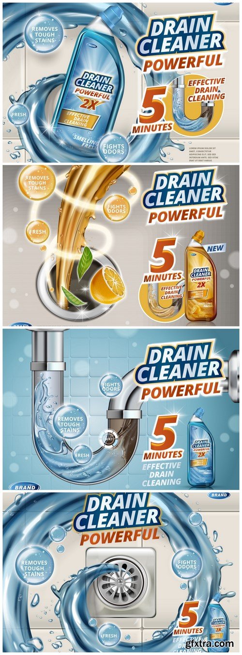 3d advertising Drain cleaner 4X JPEG