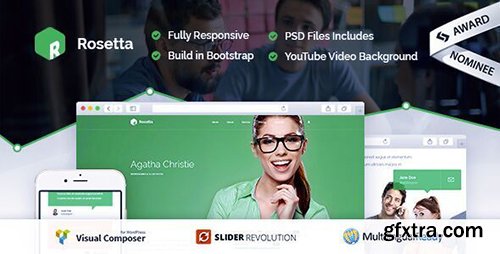 ThemeForest Rosetta - Multipurpose WordPress Theme 12797193