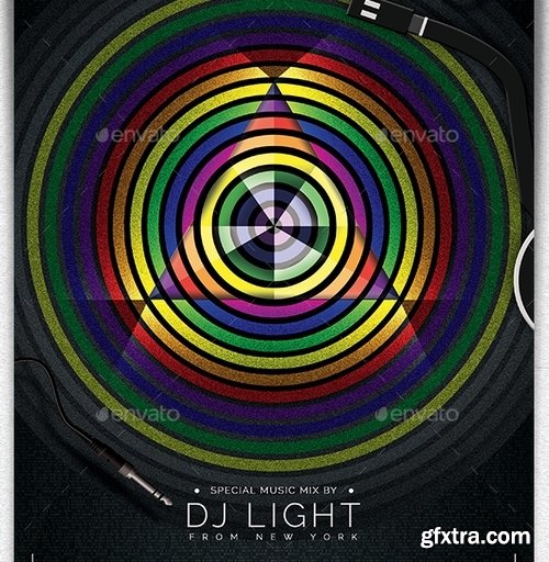 GraphicRiver - Music is Light Flyer Template 19556367