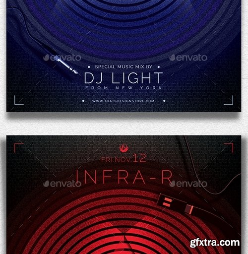 GraphicRiver - Music is Light Flyer Template 19556367