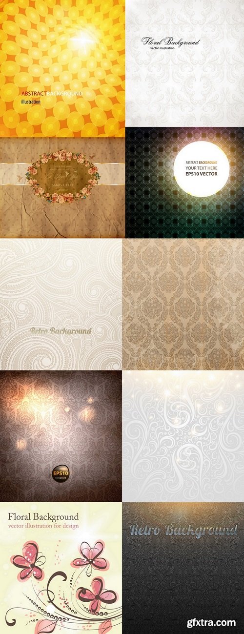 Baroque pattern background antique renaissance