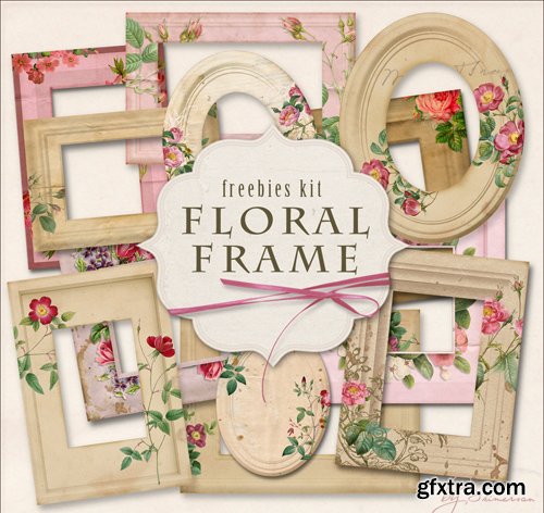 Scrap Kit - Vintage Floral Frames