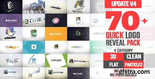 Videohive - Quick Logo Reveal Pack V4 - 10399896