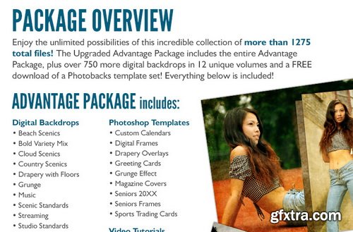 PhotoBacks - Upgraded Advantage Package