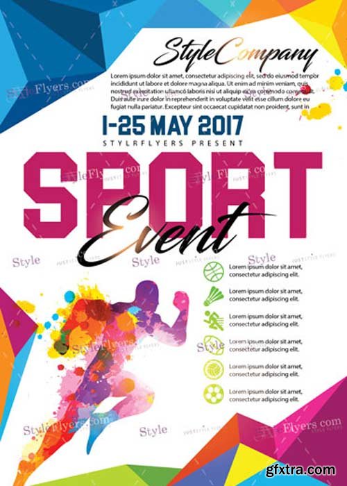 Sport V20 PSD Flyer Template » GFxtra