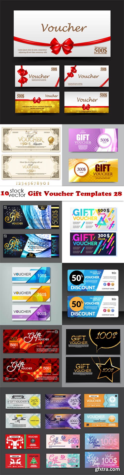 Vectors - Gift Voucher Templates 28