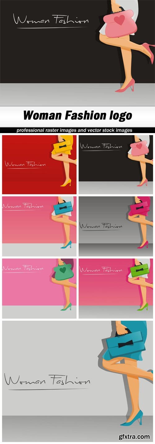 Woman Fashion logo - 7 EPS