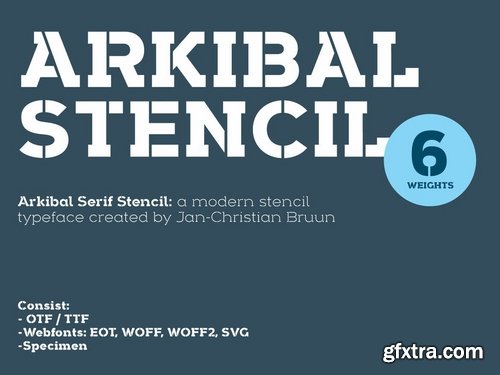 Arkibal Stencil Serif