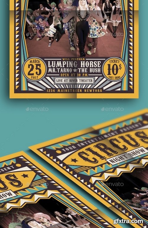 GraphicRiver - Circus Carnival Flyer 19557357