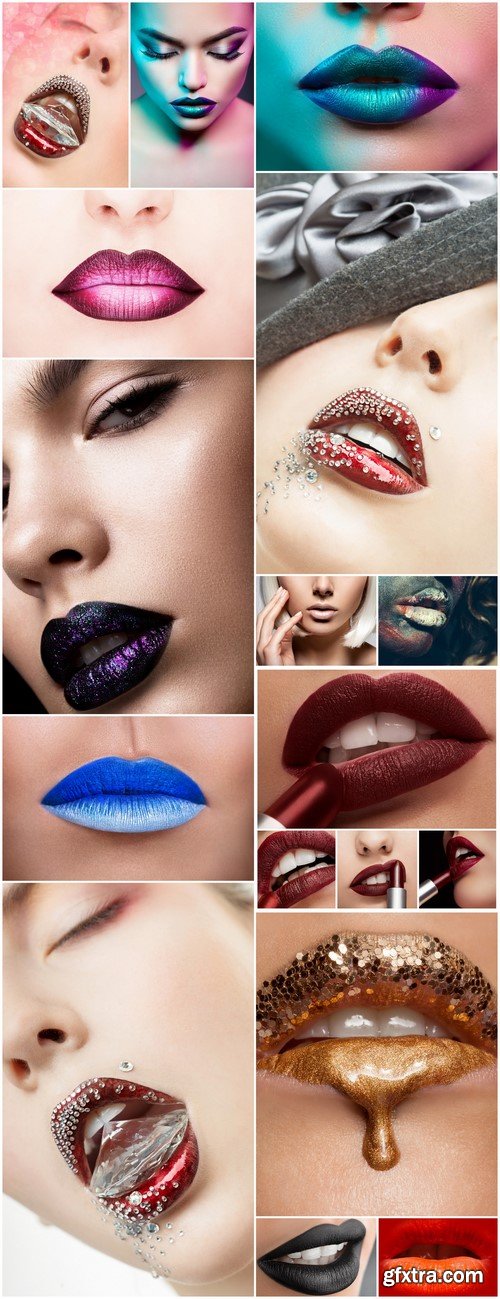 Creative makeup lips 14X JPEG