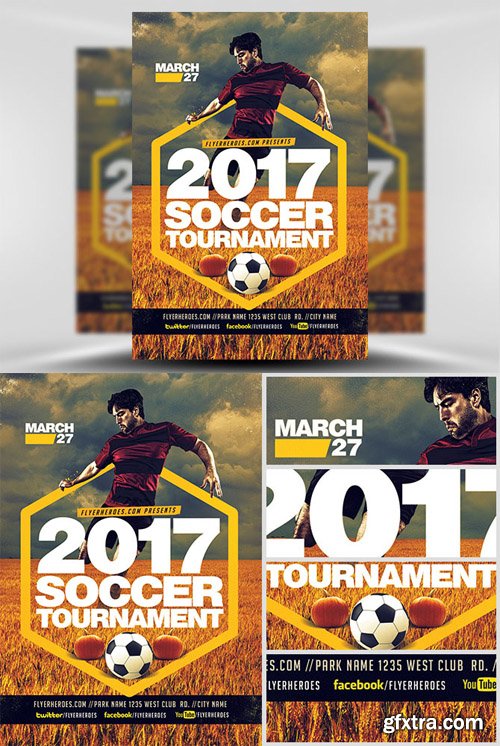 2017 Soccer Tournament Flyer Template