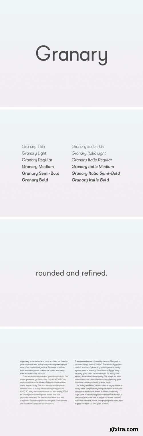 Granary Font Family