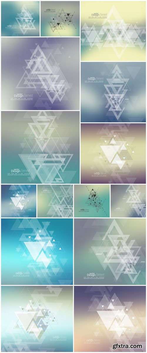 Abstract blurred background 15X EPS