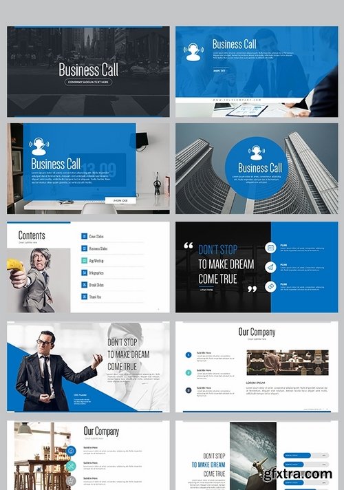 GraphicRiver - Business Call Keynote Presentation 19516553