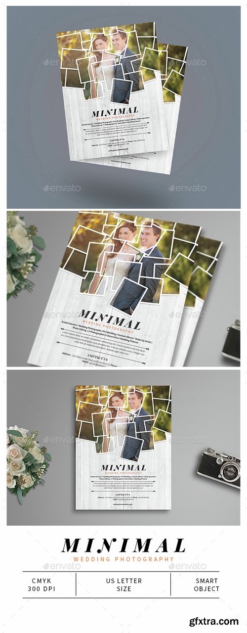 GraphicRiver - Minimal Wedding Photography Flyer 14762905