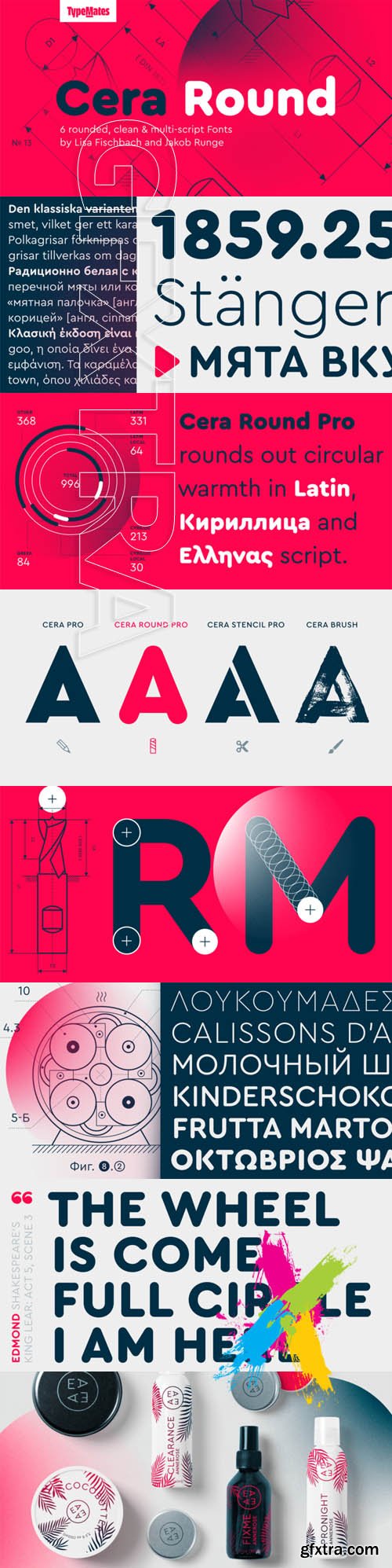 Cera Round Pro font family - $225.00