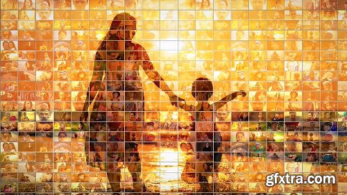 Videohive Mosaic Photo Reveal - Memories 19348626