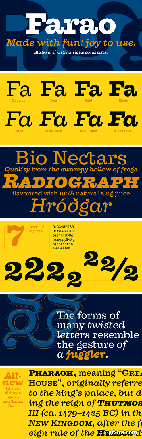 Farao Font Family