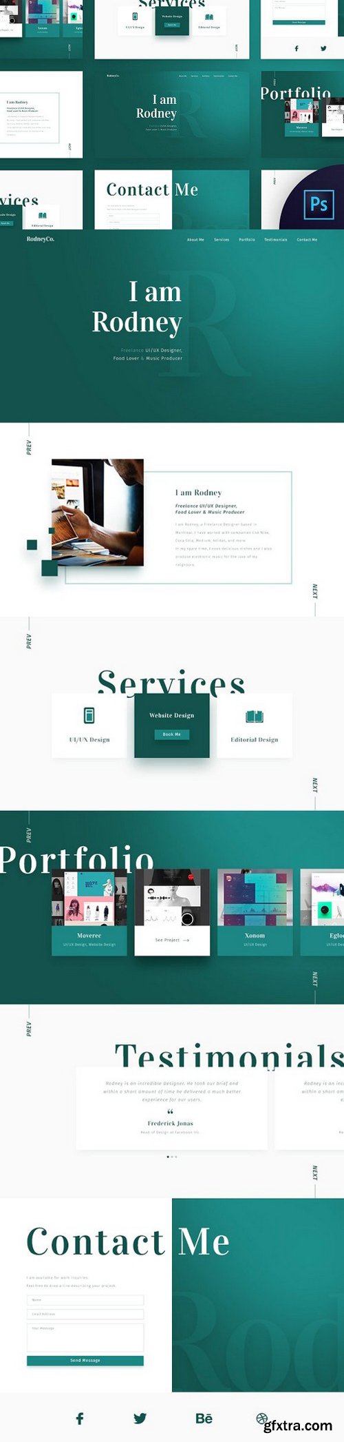 CM - Rodney - PSD Portfolio Template 1288277