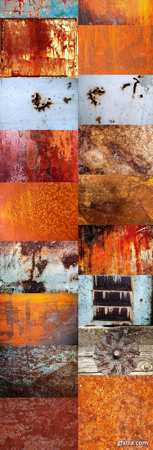 CM - 30 Old Rusty Metal Textures 1278410