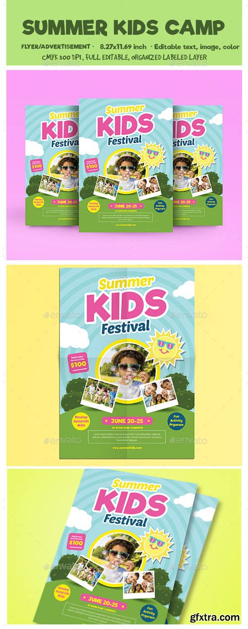 GR - Summer Kids Camp Flyer 16365801